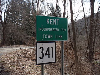 Route 341 heading into the town of Kent Kent CT - road sign.jpg