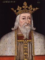 Early modern half-figure portrait of Edward III in his royal garb