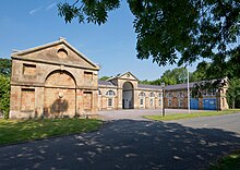 Kings Weston stables designed by Robert Mylne in 1763 Kings Weston Stables by the architect Robert Mylne, 1763.jpg