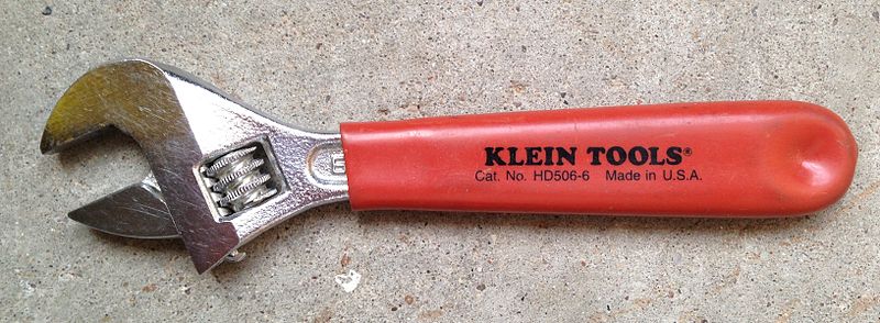 File:Klein adjustable wrench.jpg