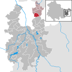 Läget för kommunen Korbußen i Landkreis Greiz