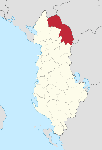 File:Kukes County in Albania.svg