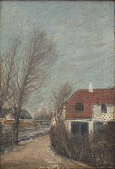 Vej ved kunstnerens hus, 1909