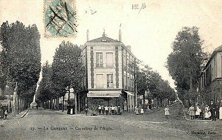 La Garenne Colombes.Carrefour de l'Aigle