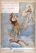 El crimen del rápido 373, La clave del crimen (1924), portada de Mariano Pedrero