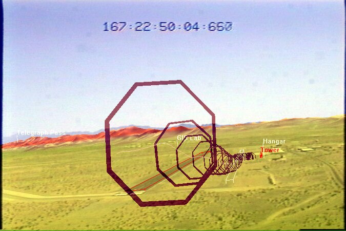 Augmented reality in 1999, being used on a Helicopter.