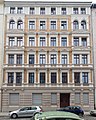 Deutsch: Wohnhaus Leibnizstraße 9 in Magdeburg-Altstadt. This is a photograph of an architectural monument. It is on the list of cultural monuments of Magdeburg.