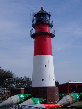 Leuchtturm von Büsum, Schleswig-Holstein, Deutschland