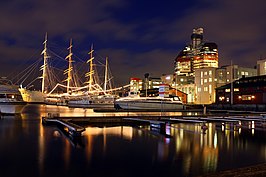 De jachthaven Lilla Bommen in Göteborg.