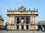 La façade de l'Opéra de Lille, de style néo-classique.