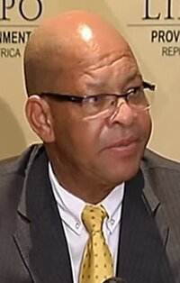 Le premier ministre du Limpopo Chupu Stanley Mathabatha.jpg