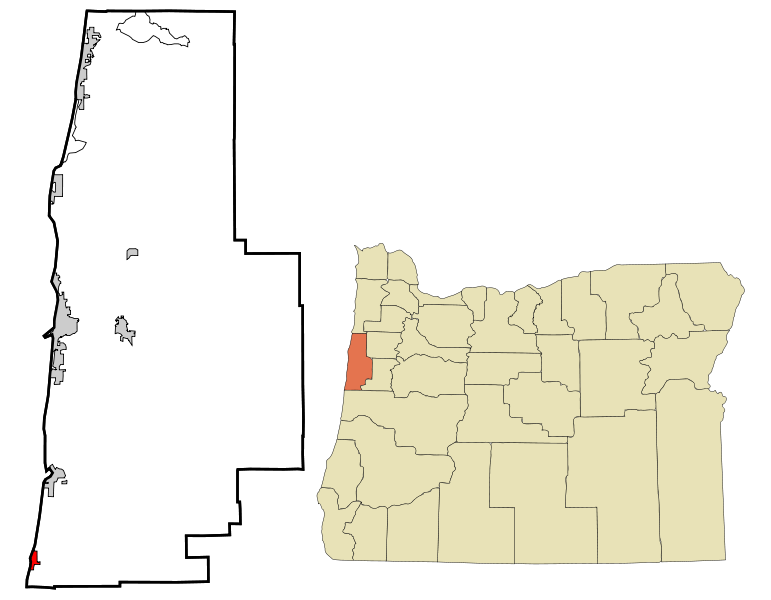 File:Lincoln County Oregon Incorporated and Unincorporated areas Yachats Highlighted.svg
