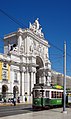 Portugal, Lissabon, Praça do Comércio, Arco da Rua Augusta