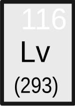 صورة مصغرة لـ ليفرموريوم (عنصر كيماوى)