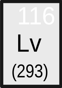 Livermorium: Bunstoo lesh y chowrey kemmigagh Lv as yn earroo breneenagh 116