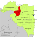 Розташування муніципалітету Канет-ло-Роч у комарці Бахо-Маестрасго