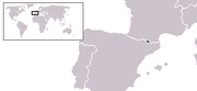 Localisation d' Andorre