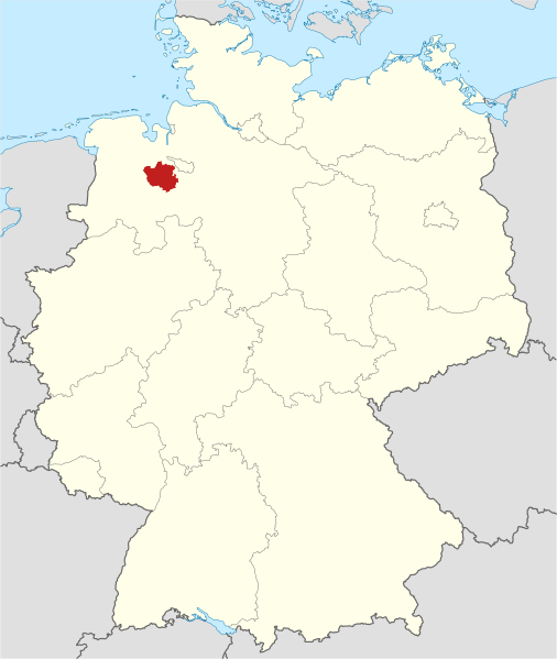 Bestand:Locator map OL in Germany.svg