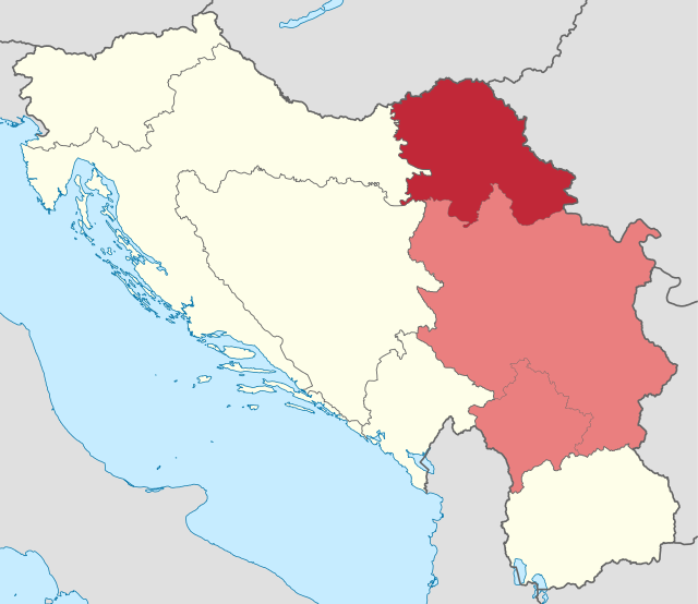 Vị trí của Vojvodina