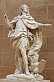 Statua raffigurante Luigi XV come Giove, opera di Nicolas Coustou