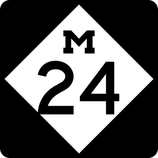 <span class="mw-page-title-main">M-24 (Michigan highway)</span> State highway in Michigan, United States