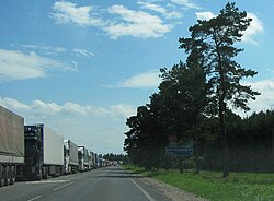 M11 near LT border -10 km to Voranava-m.jpg