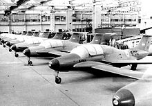 1960s view of the production line: Morane Saulnier 760