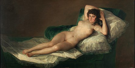 Goya: La maja desnuda (1790.-1800.)