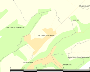 Poziția localității La Trinité-du-Mont
