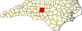 State map highlighting Randolph County