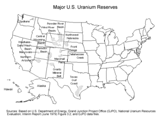 <span class="mw-page-title-main">Uranium mining in the United States</span> Uranium mining industry in U.S.