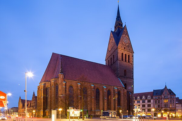 Image: Marktkirche St Georgii et Jacobi Mitte Hannover Germany