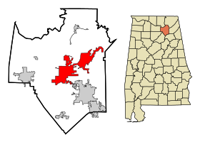 Localização de Albertville