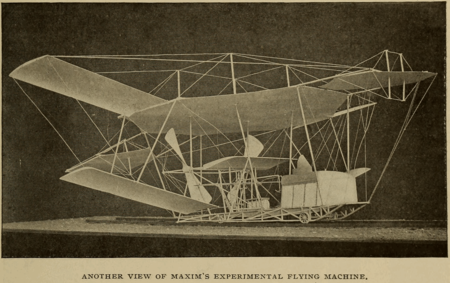 Maxim's Experimental Flying Machine - Model - Cassier's 1895-04.png