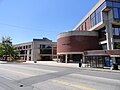 The McGauvern Student Center and the O'Leary Library, on the University of Massachusetts Lowell's South Campus.