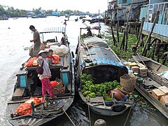 Vízi élet a Mekong deltájában