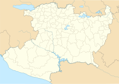 Las Tinajas massacre is located in Michoacán