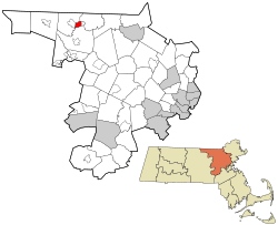 Locație în județul Middlesex din Massachusetts
