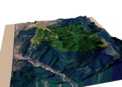 Modelare 3D untuk Bazinul hidrografic al Raului Lungsoara, Talmacel.gif