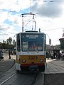 Русский: Москва. Трамвайный вагон Tatra T7B5 English: Moscow, Mosgortrans tram car Tatra T7B5