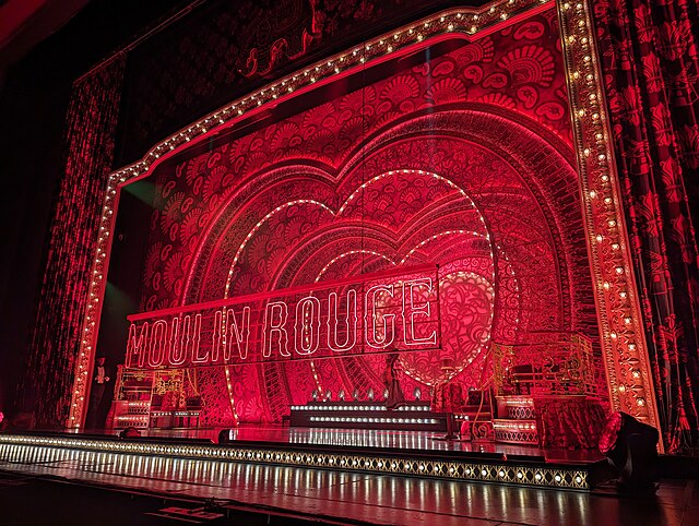 Moulin Rouge!, a jukebox musical, at the Kennedy Center in Washington, D.C.