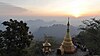 View from Mount Zwegabin at dawn