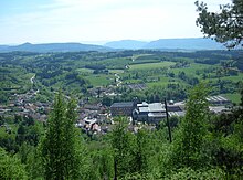 Vue sur Moyenmoutier.