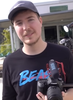 MrBeast American YouTuber (born 1998)