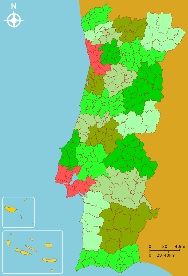 Regiões de Portugal – Wikipédia, a enciclopédia livre