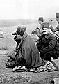 Mustafa Kemal and Salih (Bozok) at Duatepe Hill, observing enemy positions