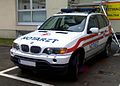 Lékařské vozidlo BMW X5 v rakouském Grazu