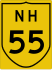 National Highway 55 marker