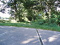 Voormalig tracé nabij Rolde anno 2007.