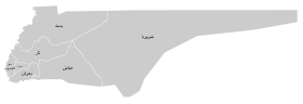 خريطة محافظات منطقة نجران